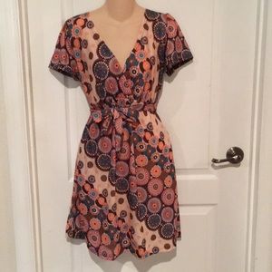 NWOT Luna Claire Faux Wrap Dress